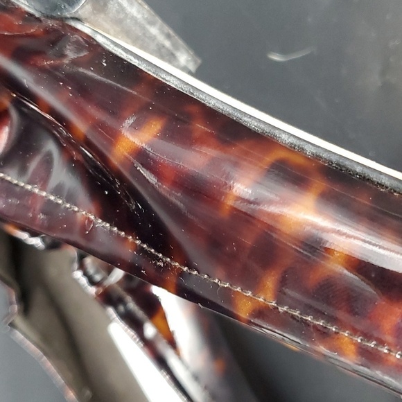 Stuart Weitzman Tortoise Leather Sole Flats 10.5 Made In Spain - Picture 9 of 9